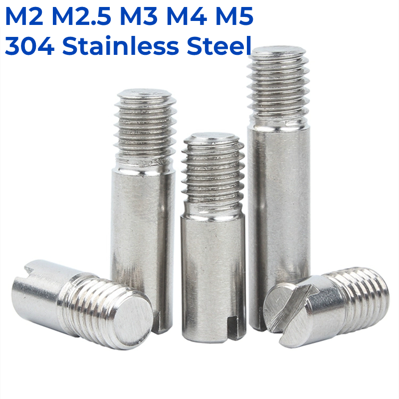 5Pcs M5 X 16mm Slotted Cylindrical Pin 304 Stainless Steel Dowel...