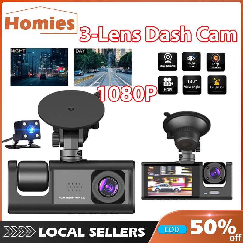 1080P HD Dach Cam For Car Front And Rear Dashcam Car Recorder DVR ...