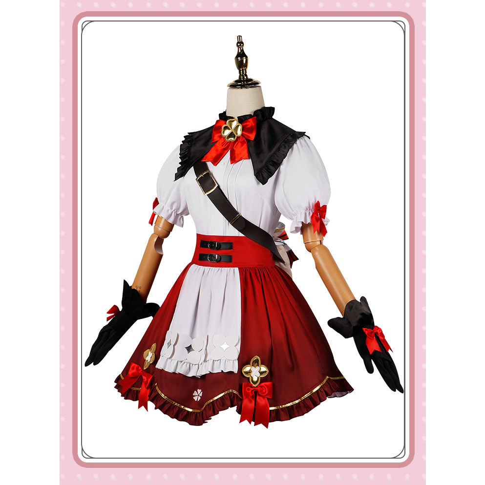 Genish impact Klee Blossoming Starlinght Cosplay Costume Little Witch ...