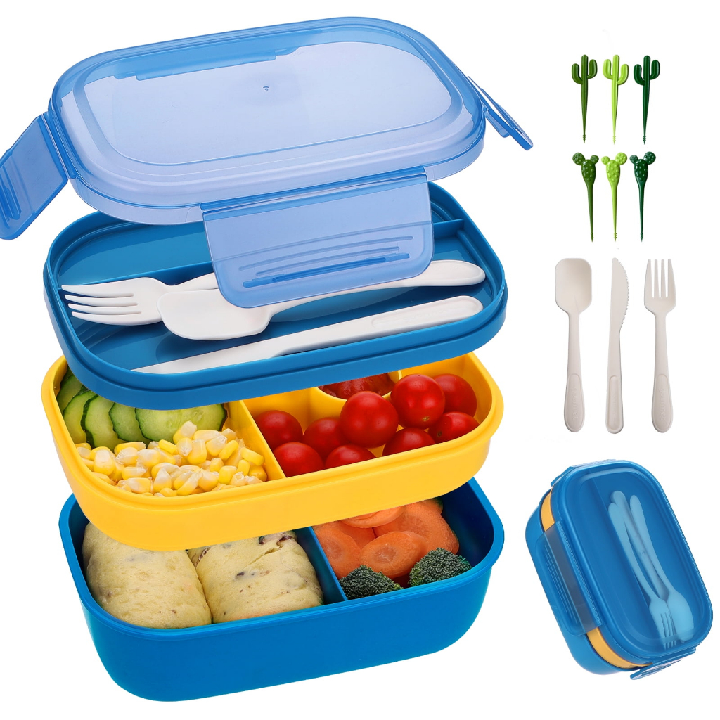 Safe lunch box for kids / Adults - PP5 1900ml Bento Box Lunch Box ...