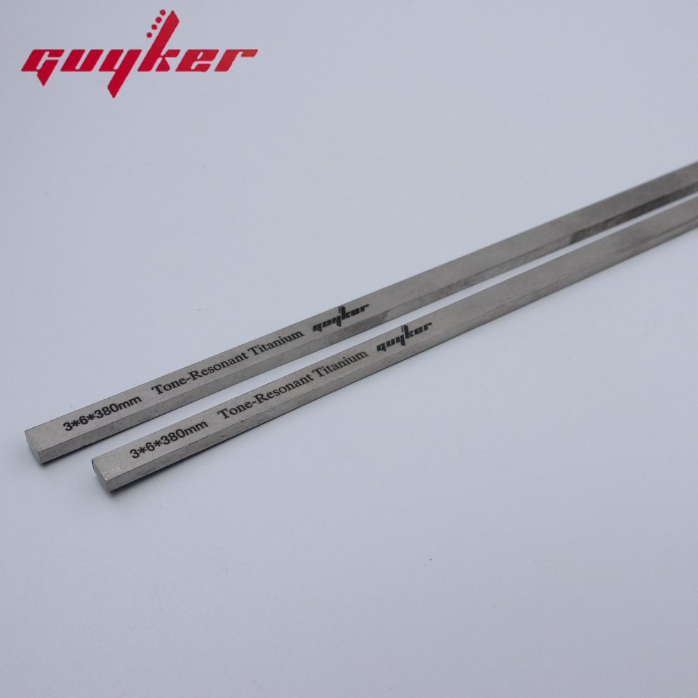 Guyker 2pcs Titanium Neck Rods 3mmX6mmX380mm/450mm Guitar Guitar Neck ...