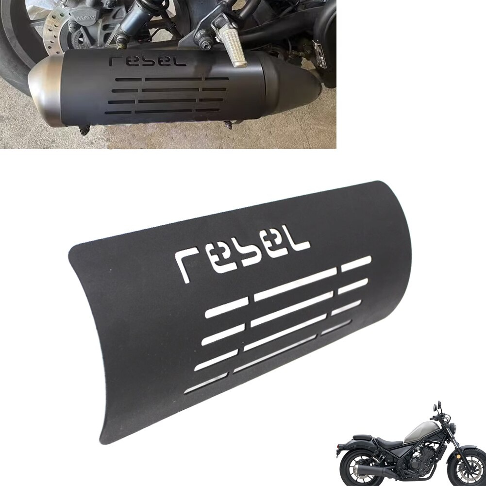 Exhaust pipe canister anti scaled shell for Honda Rebel 500 300 cm500 ...