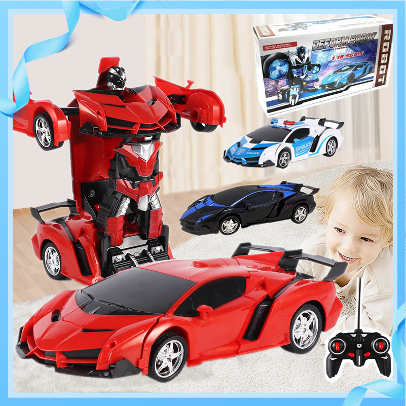RC Car Race & Transform 2in1 Model Deformation Robot Car Gift for Kids