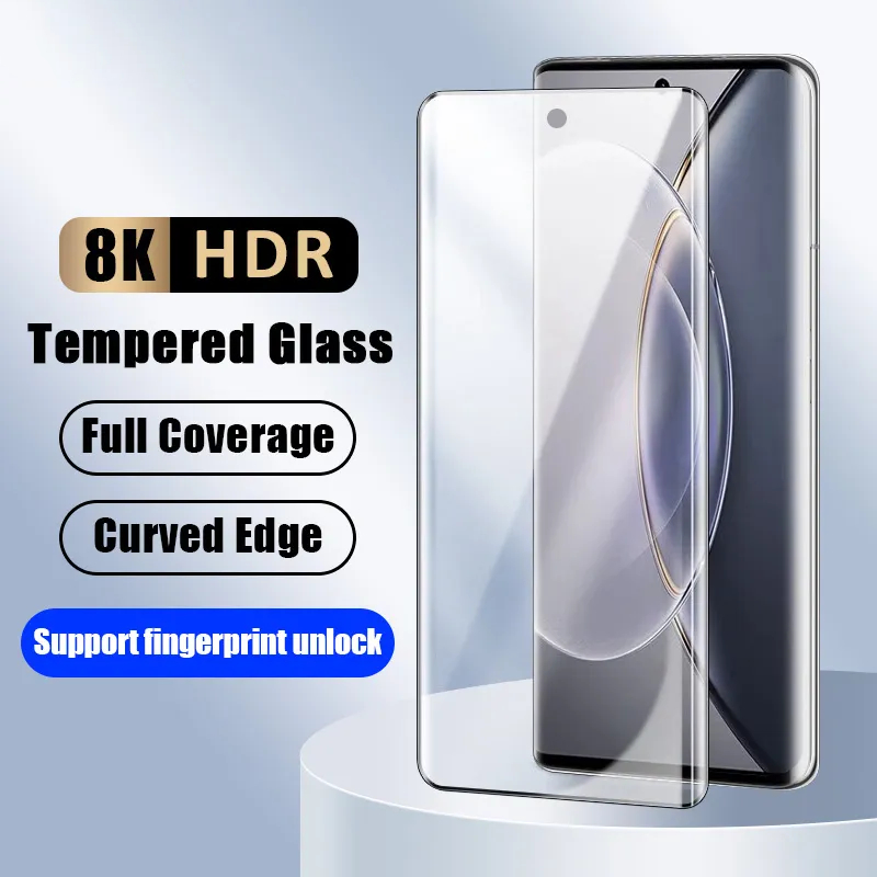 Curved UV Liquid Full Glue Tempered Glass VIVO V40 V30 V30e V29 Lite ...