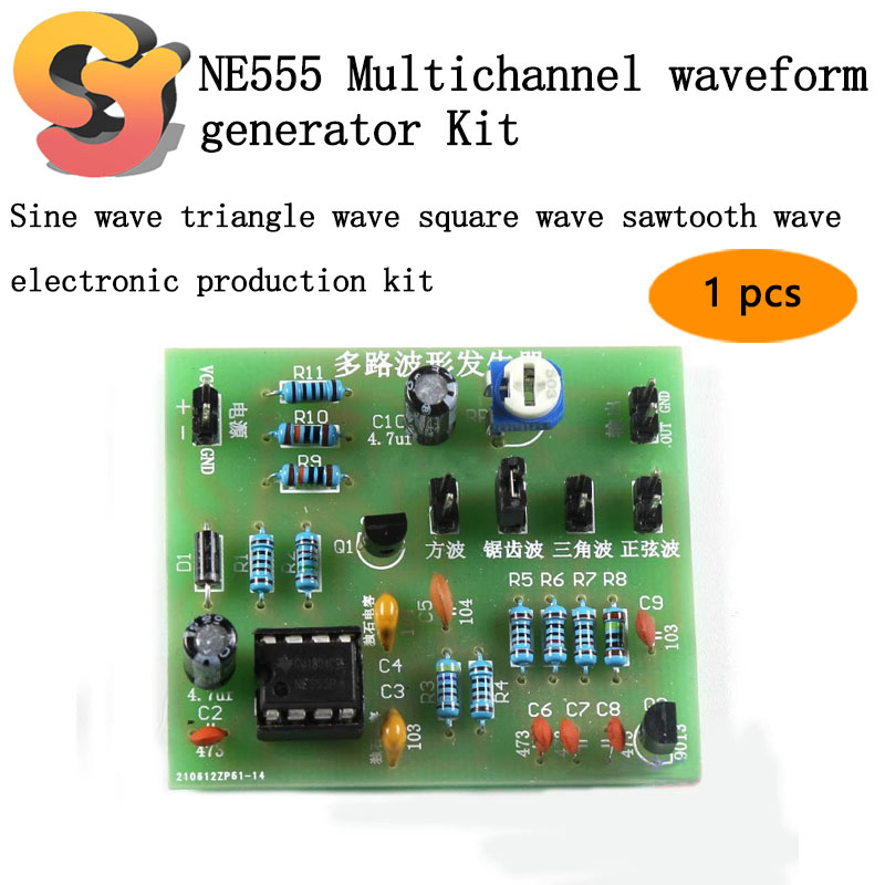 [Ready Stock Supply] 1pcs (Parts) NE555 Multi-channel Wave Generator ...