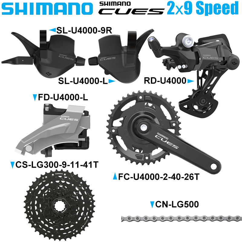 shimano 9 speed groupset