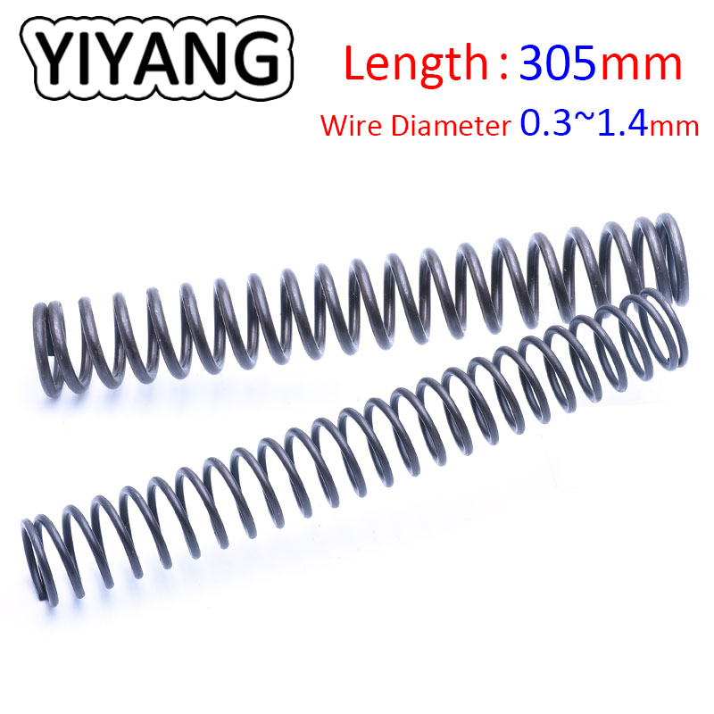 1pcs 305mm Compression Spring Pressure Springs Wire Diameter 0.3~1.4mm ...