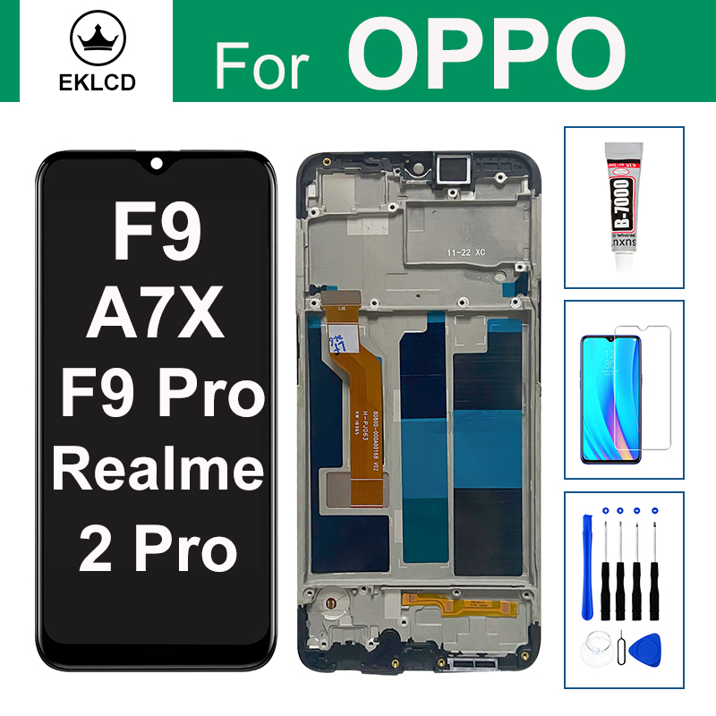 LCD For OPPO F9 CPH1823 Realme 2 Pro A7X Display Touch Screen Digitizer ...