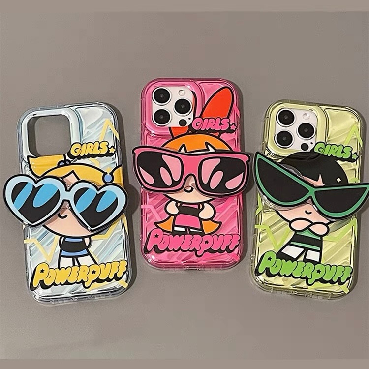 【Cool Powerpuff Girls】Laser 3D Phone Case Compatible for iPhone 11 14 ...