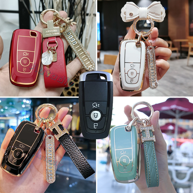 Car Remote Key Case For Ford Fusion Mustang Explorer F150 F250 F350 ...