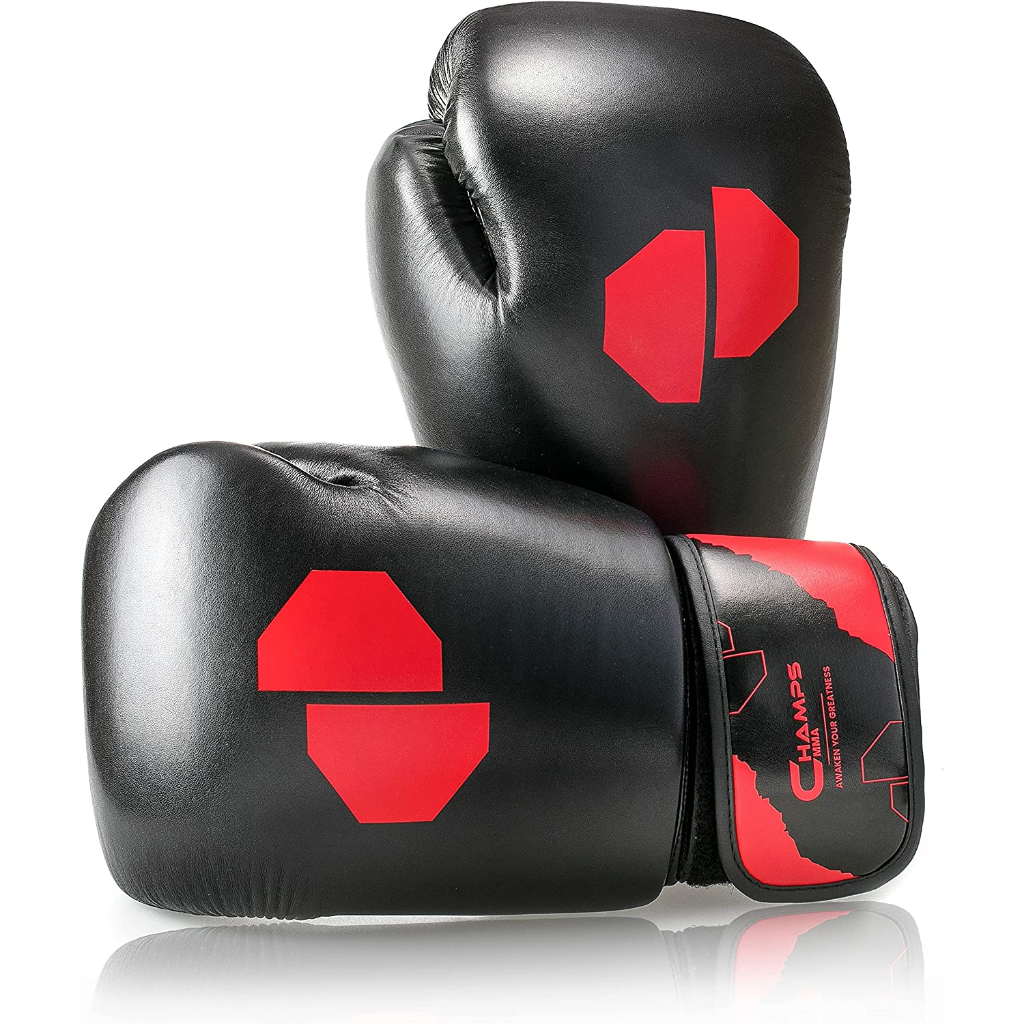 Boxing Gloves for Men and Women U Leather Breathable Kickboxing