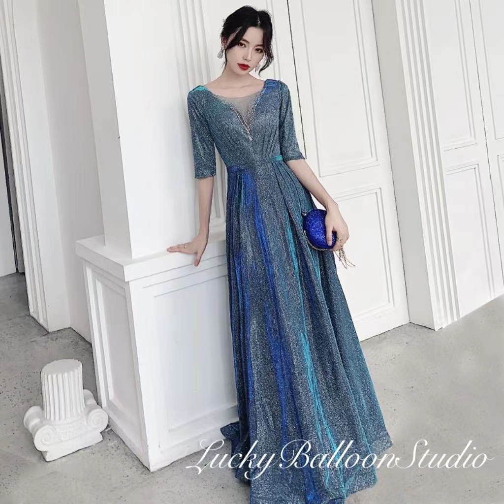 sachin and babi light blue dress Starry Sky Dress main image 0