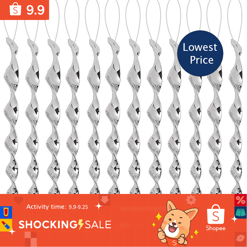 [Wholesale Price] 12pcs/set Reflective Bird Repellent Rotating Scare