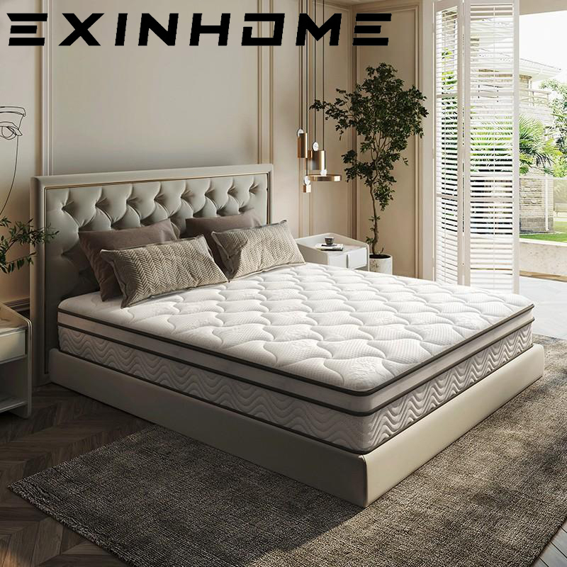 EXINHOME Spring Memory Foam Mattress Bed Single/Double/Queen/King Size ...