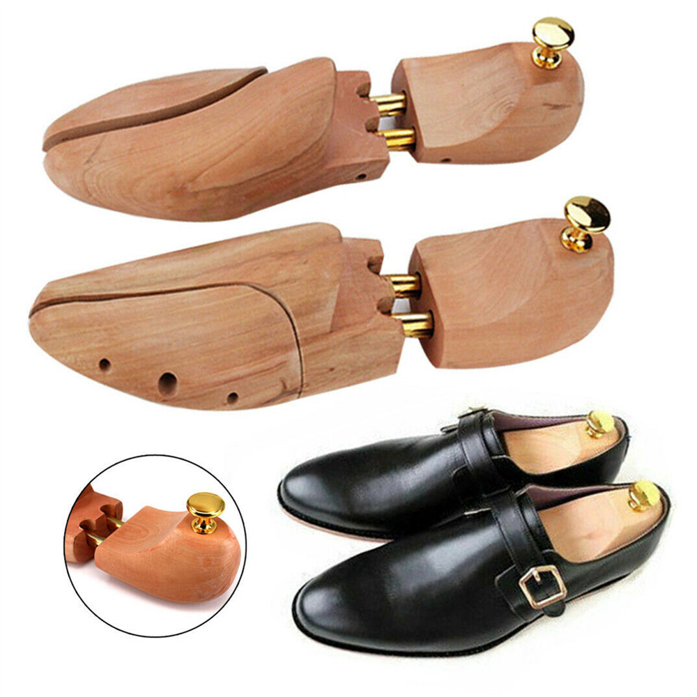 Heavy Duty Men s and Women Premium Cedar Wood Shoe Tree Twin Tube Adjustable 1 Pairs Shopee Philippines