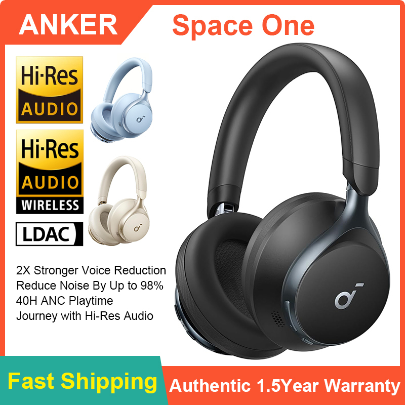 Authentic Soundcore Space One S1 Wireless Headphone Bluetooth 5.3 Dual ...