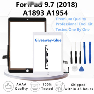 9.7 For iPad6 iPad 6 2018 A1893 A1954 LCD Display Touch Screen Digitizer  Front Glass Panel For iPad 9.7 2018 LCD Replacement