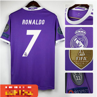 Real madrid CR7 2016-17 Purple Jersey | Retro Collection - S - Sublimation