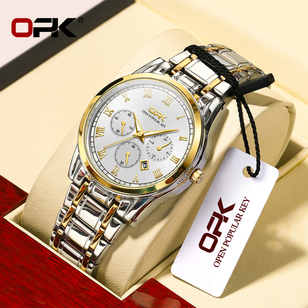 OPK Men's Genuine Original Quartz Watch For Men Accurate Wearresistant