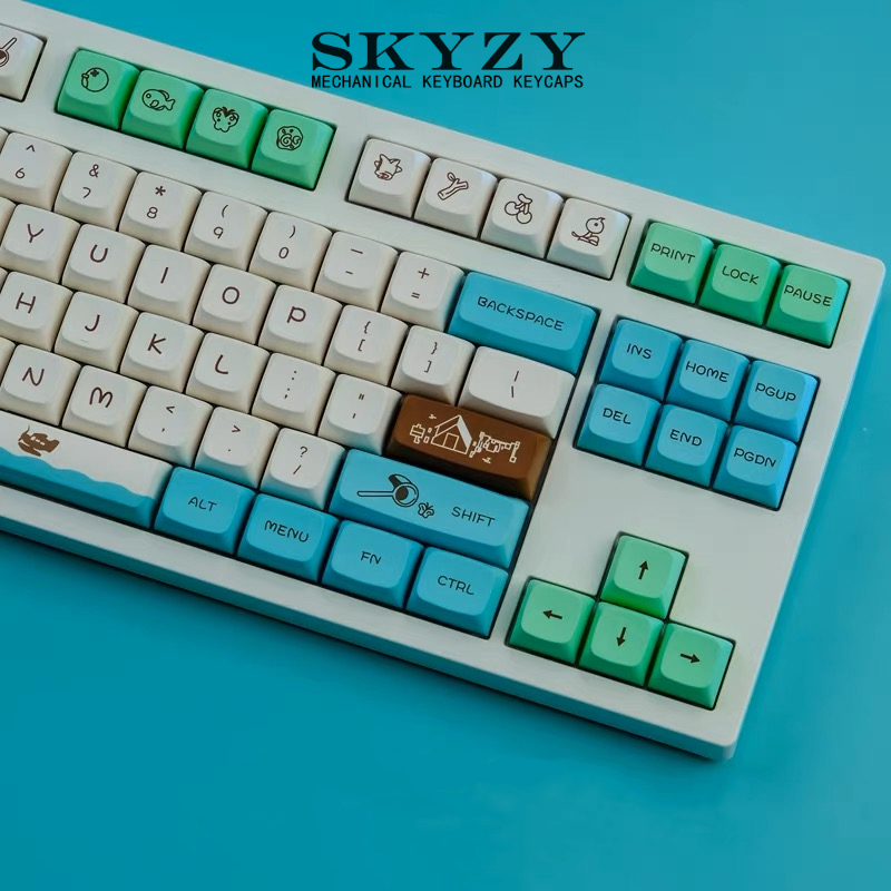 Animal Crossing Keycaps XDA Profile Cartoon PBT Dye Sub Mechanical ...
