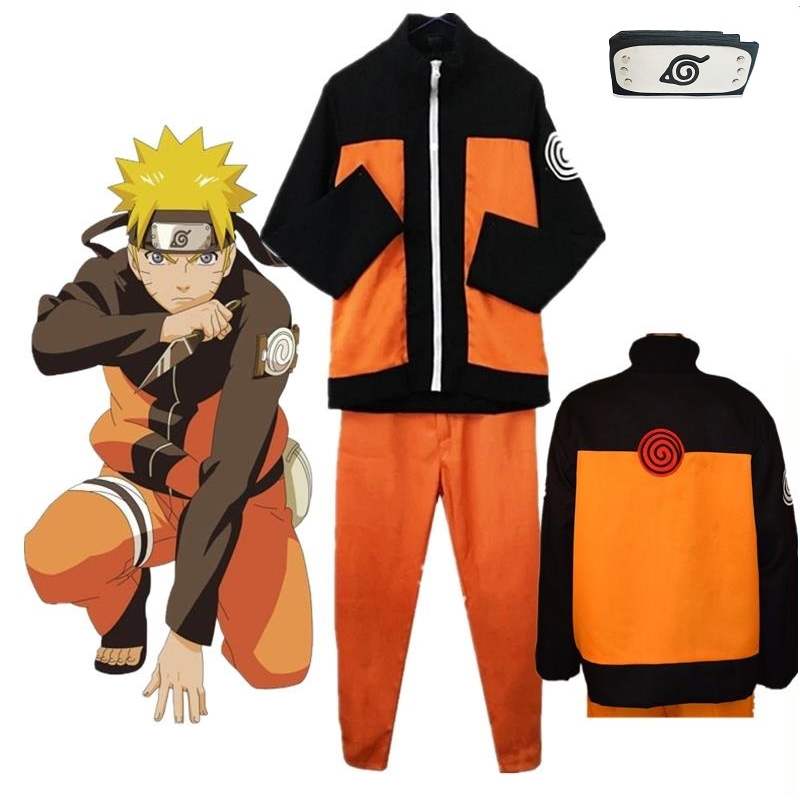 Anime Blaster Jacket Adult Naruto Costume Halloween Role Play Costumes
