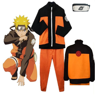  Naruto Shippuden Anime Cartoon Cosplay Men's Zippered