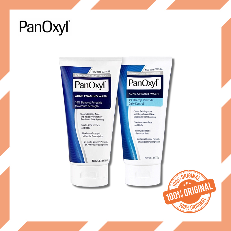 PanOxyl Acne Foaming Wash Benzoyl Peroxide 10 Maximum Strength (156g