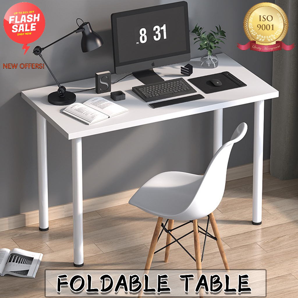 【On Hand】Foldable table Desktop computer desk folding computer table