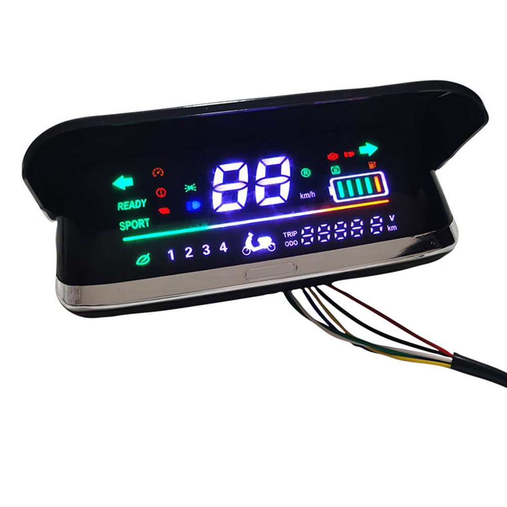 48v / 60v Motorcycle Lcd Display Speedometer Compatible Electric Motorcycle~p88196780