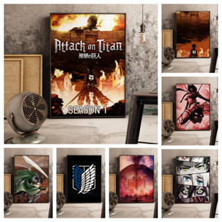 Attack on Titan Poster Anime Manga Art Print Wall Room Decor Shingeki no  Kyojin