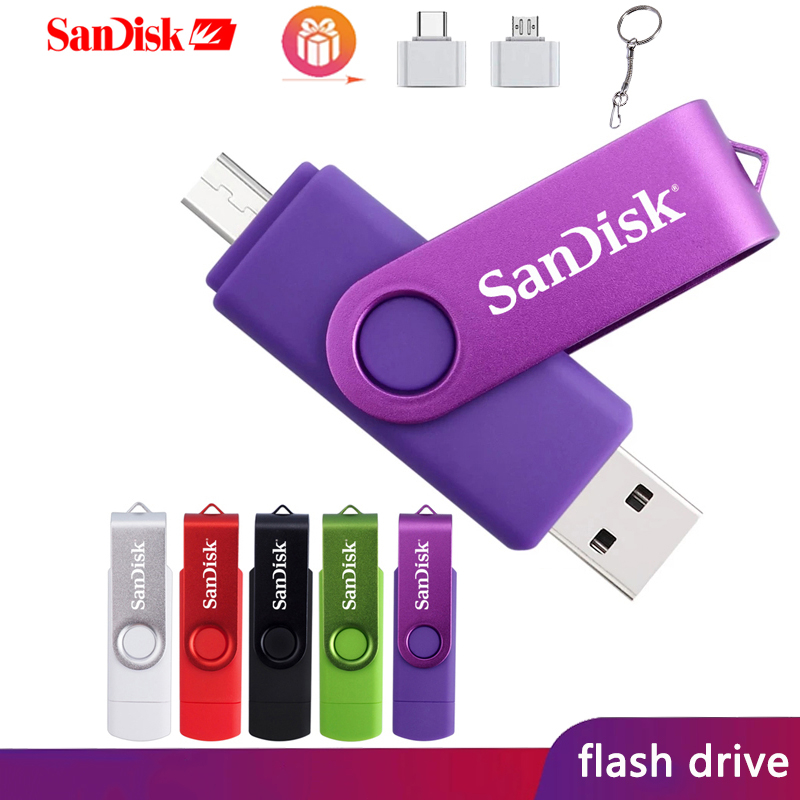 SanDisk 2TB Otg TwoInOne Pen Drive usb2.0 512GB 256GB 128gb 64gb 32gb