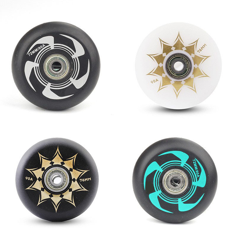 KUFUN Inline Skates Wheel wear-resistant and high elasticity street ...