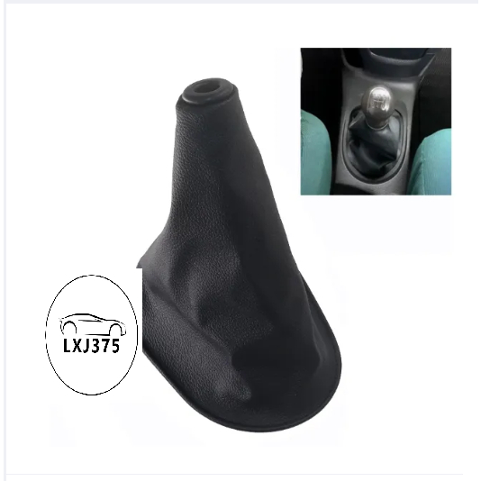 Manual Transmission Leather Car Shift Gear Knob Lever Gaitor Boot Cover ...
