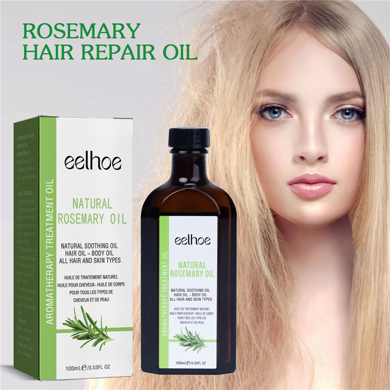 100ml Natural Rosemary Hair Oil Anti Frizz Anti Hair Loss Hairs Smooth Serum Hairs Care Natural 9951