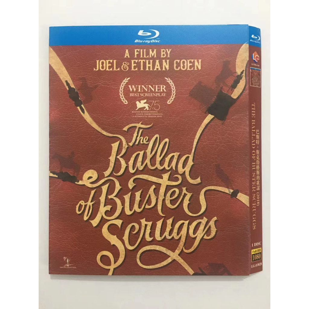 Bluray BD American Western/ The Ballad of Buster Scruggs (2018) Tim