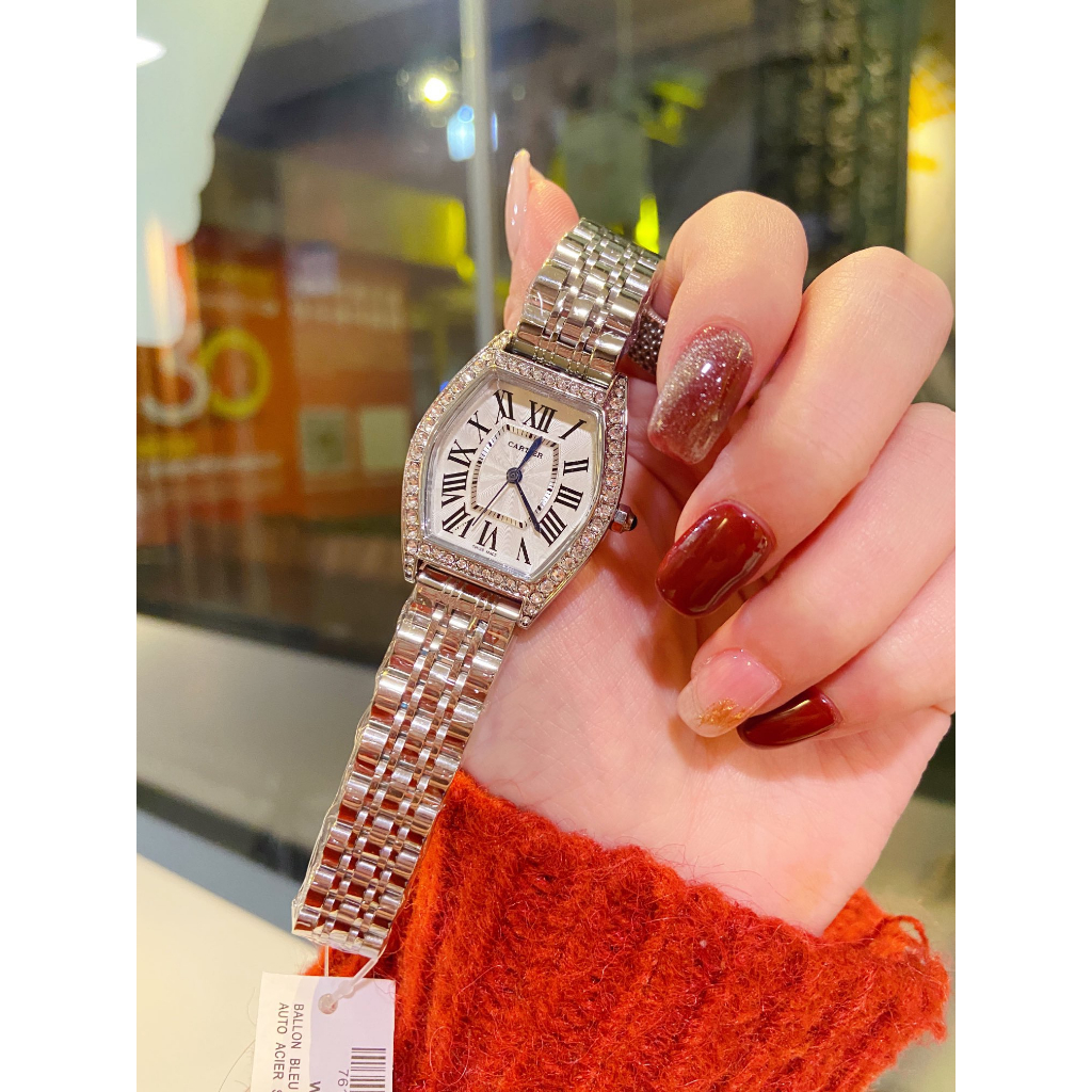 CARTIERS Women's Quartz Watch Blue Balloon Series with Diamond Inlaid