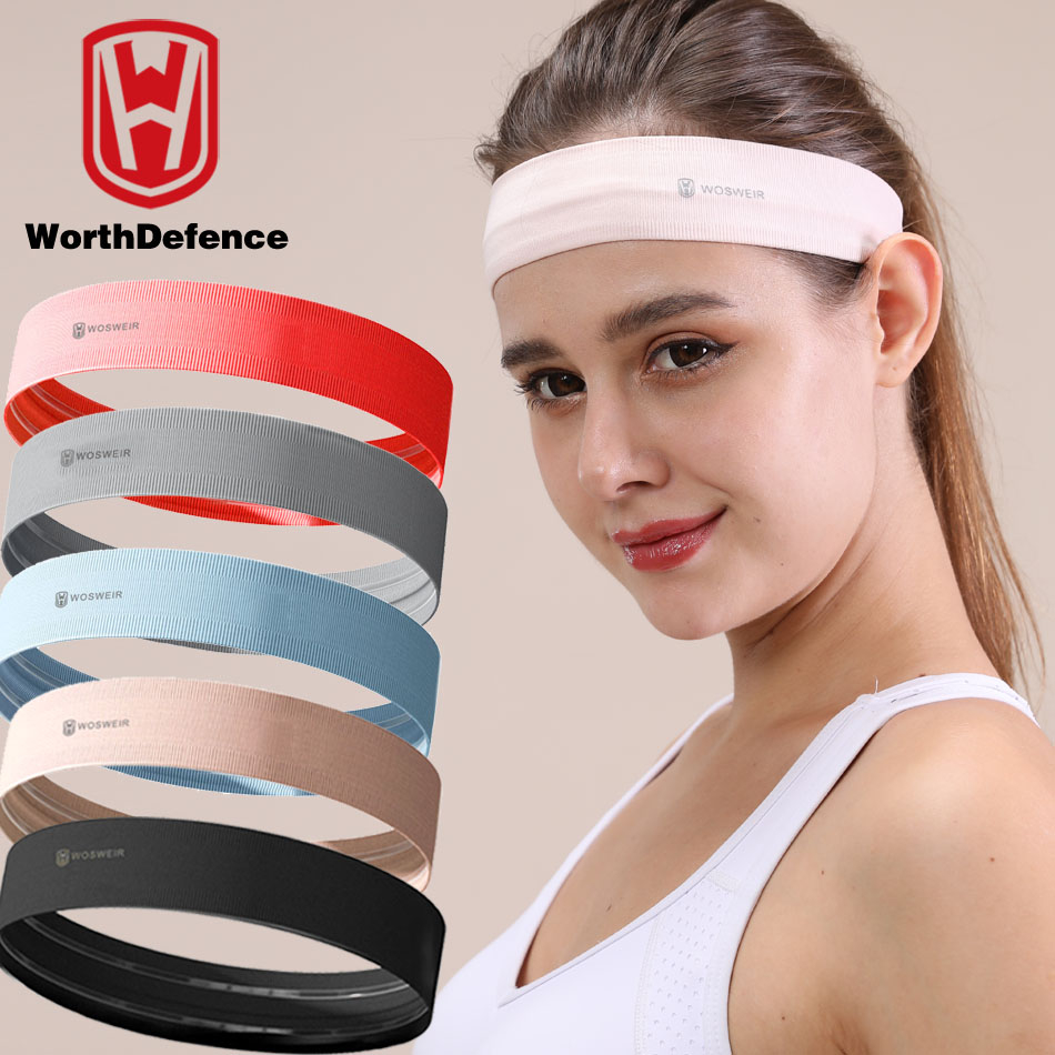 Worthdefence Workout Sweatbands For Women Head Sport Hair Bands For