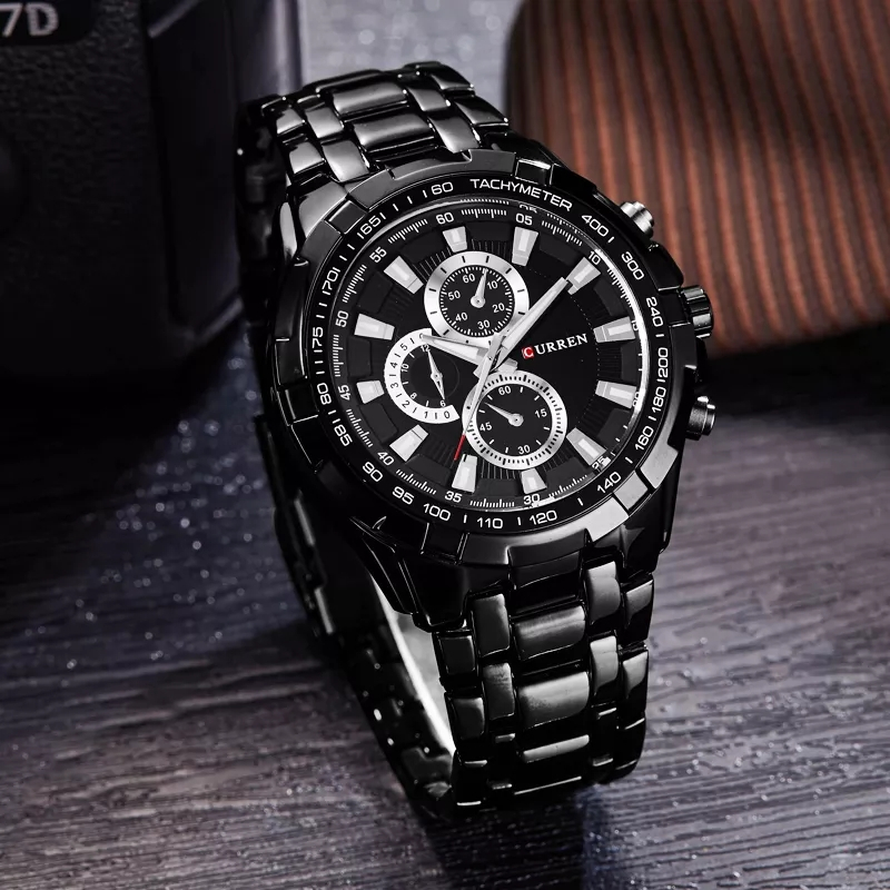 Curren Men Watches Top Brand Luxury Fashion Casual Quartz Sports