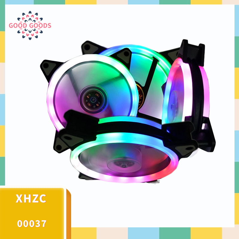 Chassis Fan 12cm Aurora Solar Eclipse led Multicolored Double Aperture ...