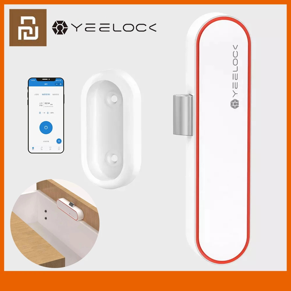 YEELOCK Smart Drawer Lock E Keyless Bluetooth APP Unlock Anti