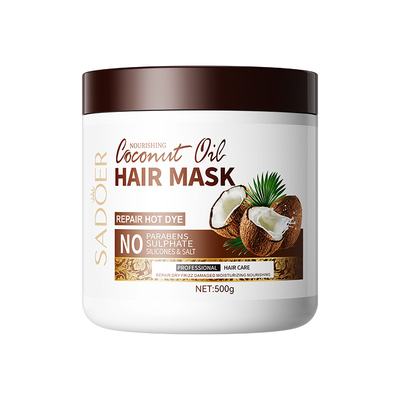 SADOER Coconut oil Hair Mask and Shampoo Treatment for Rebonded Hair