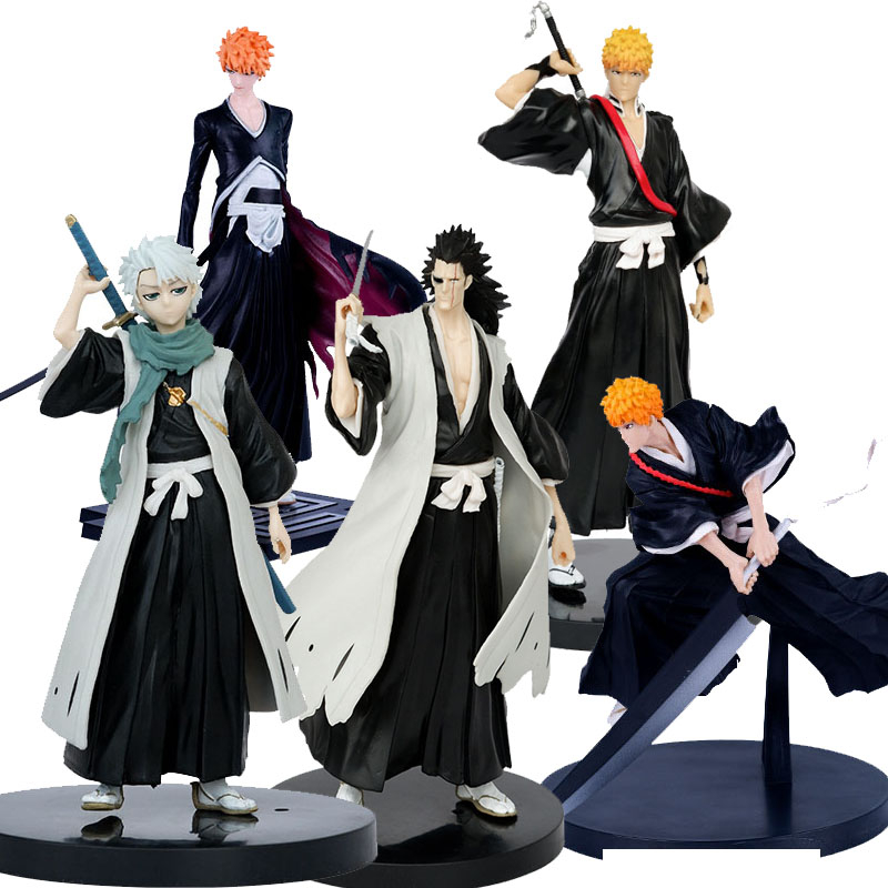 Figurine De Dessin Animé Hitsugaya Toushirou Zaraki Kenpachi Kurosaki Ichigo En PVC, 18cm, Modèle De Collection, Jouets, Cadeau Pour Enfant