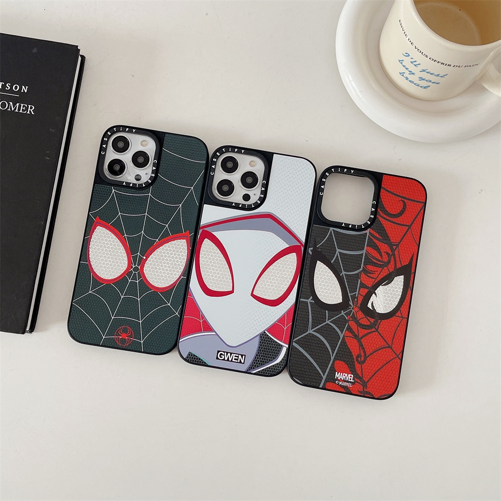 For iPhone 17 15 16 Pro Max Cool Marvel Spider Man Gwen Mask Case for ...
