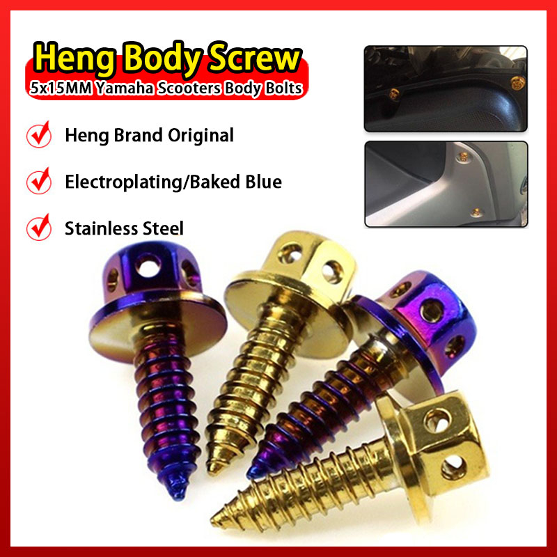 HENG bolts YAMAHA Motorcycle Heng Body Bolt Titanium Alloy Screw Flower