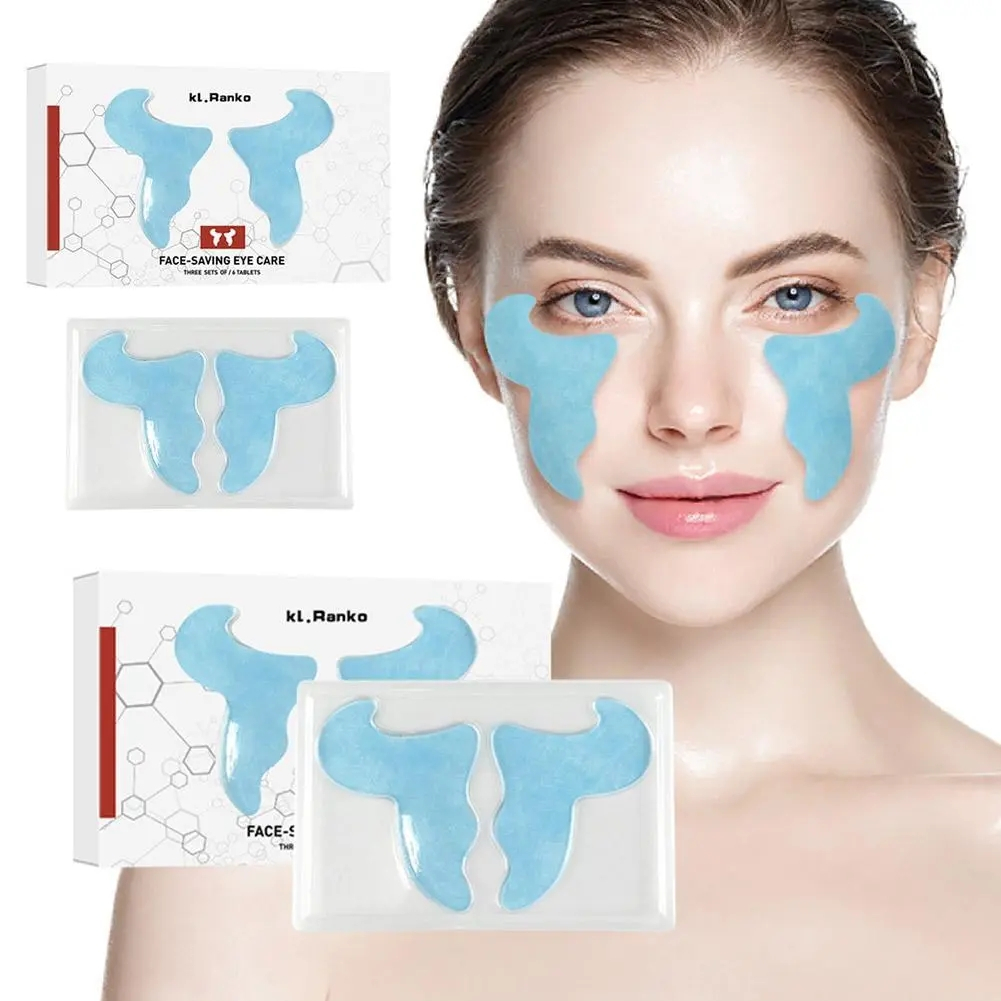 Hydrolyzed Collagen Eye Mask 3 Pair Collagen Soluble Film Eye Patches With Hyaluronic Acid 9465