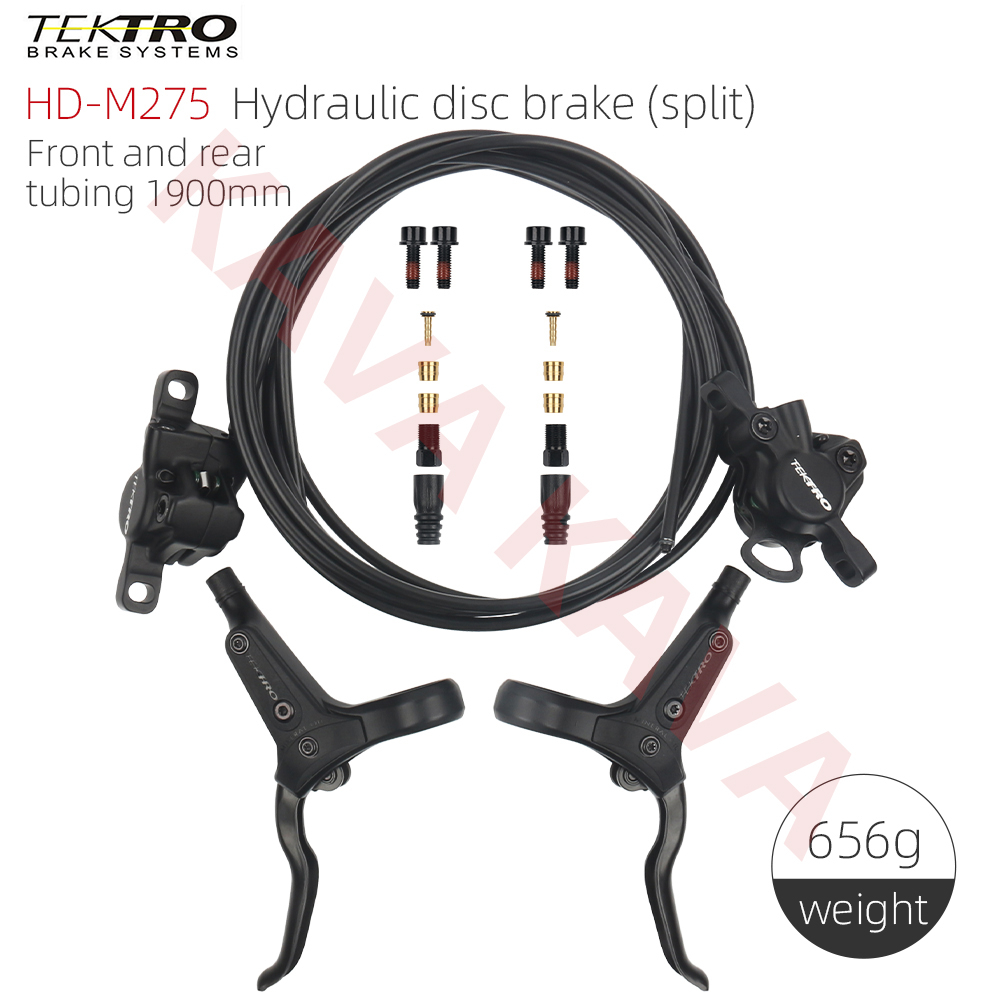 TEKTRO HD M275 Mountain Bike Hydraulic Disc Brake Set Front Rear MTB Brakes Lever Internal Routing External Cable Shopee Philippines