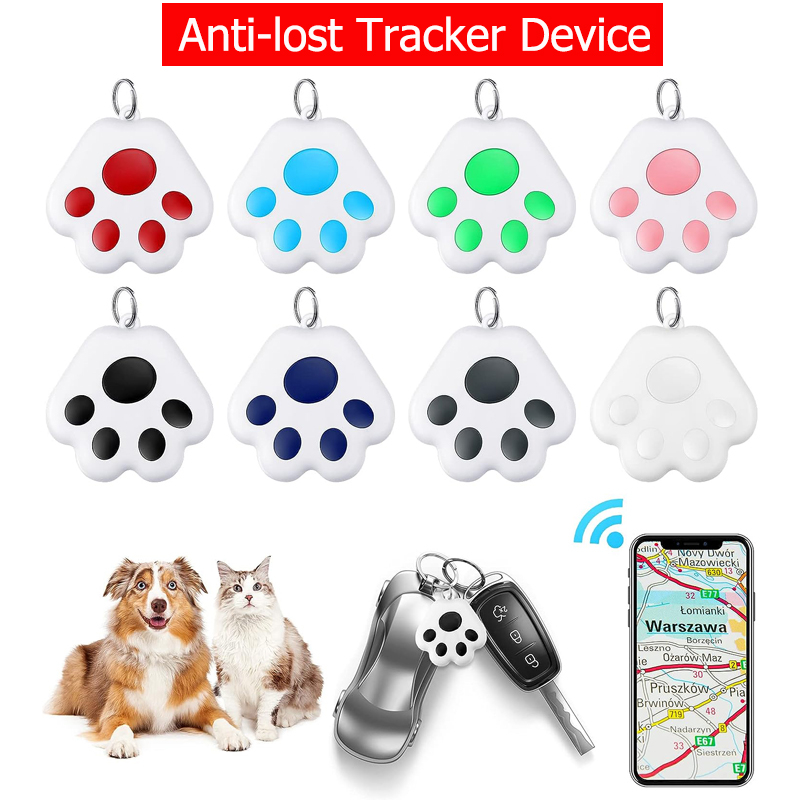 GPS Tracker for Dogs Kids GPS Tracker Key Finders Cute Pet Locator Portable  Tracking Devices Luggage Anti Lost Dog Locator GPS Tag Dog Cat Tracking