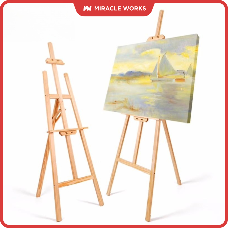 Solid Wooden Easel Painting/Display Wood Stand for Art/Wedding 1.6