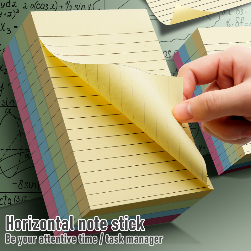 200 Sheets Long Line Sticky Notepad INS Post It Notes Large Tag