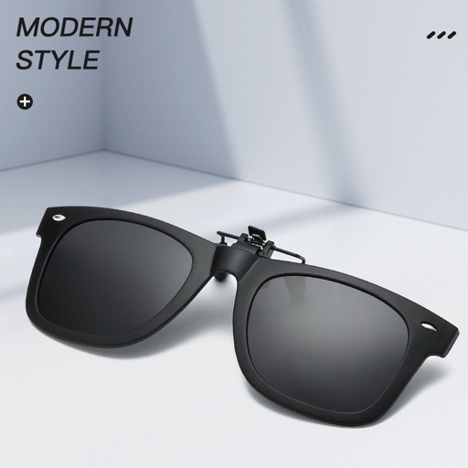 Clip On Style Sunglasses UV400 Polarized Fishing Eyewear Day Time Night Vision Glasses